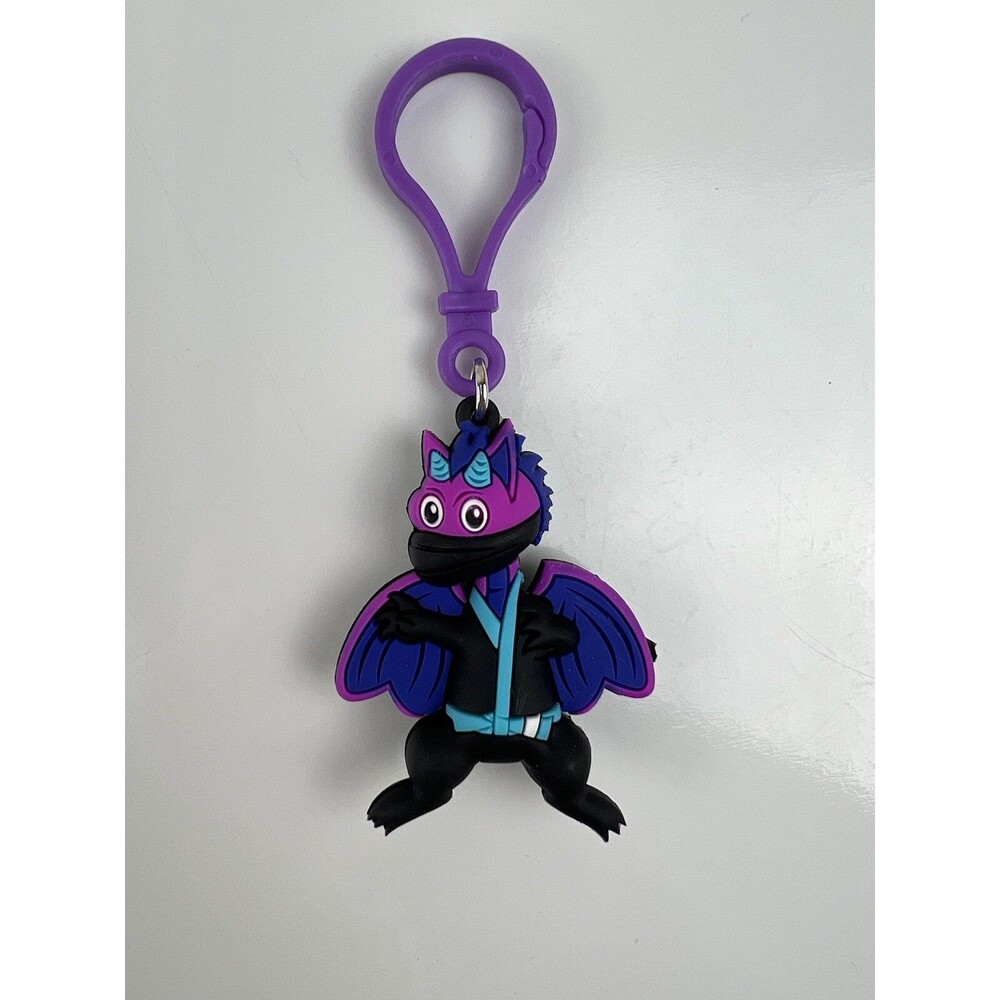 Kids Heart Challenge 2022 Breeze Dragon Character Rubber Keychain Bag Charm